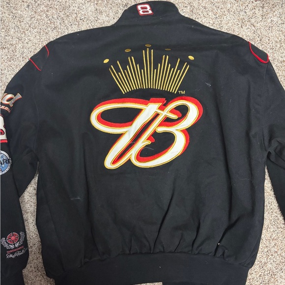 Chase Authentics Black Budweiser Racing Bomber Jacket - Picture 3 of 4